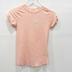 We The Free Burnout Night Sky Tee Short Sleeve X-Small Orange